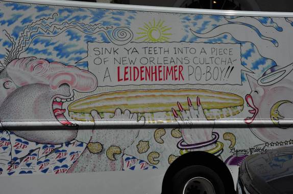 Propaganda de Po-Boy, o famoso sanduíche de New Orleans, na Louisiana - Estados Unidos